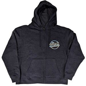 The Strokes Unisex Adult OG Magna Full Zip Hoodie / Navy Blue
